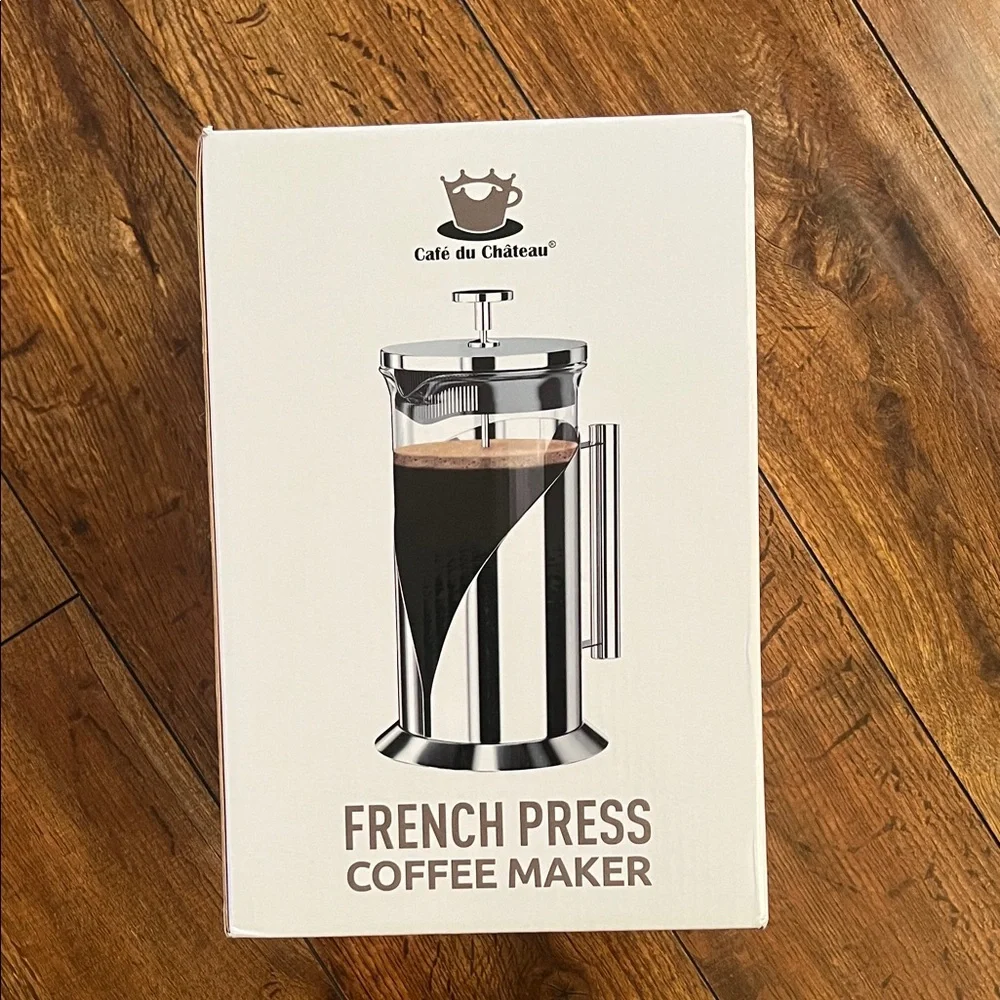 French Press Coffee Maker - Stainless Steel